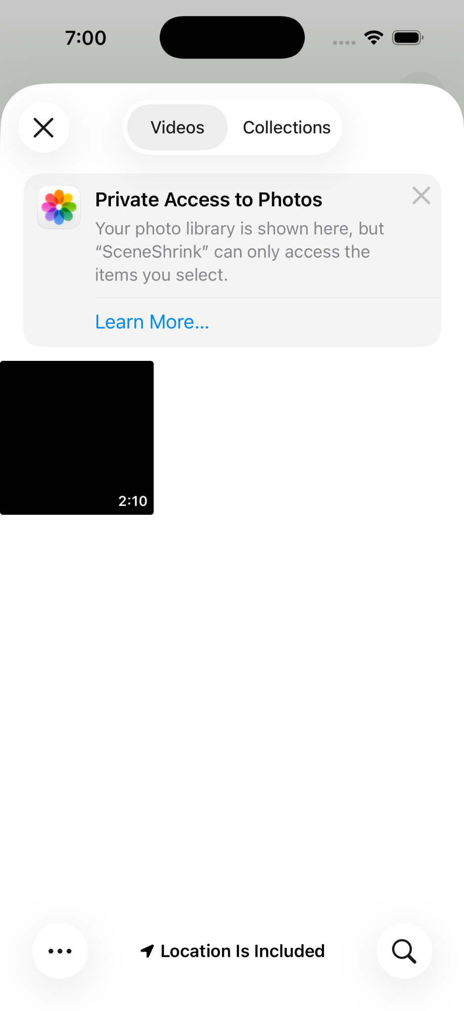 SceneShrink UI screenshot 3